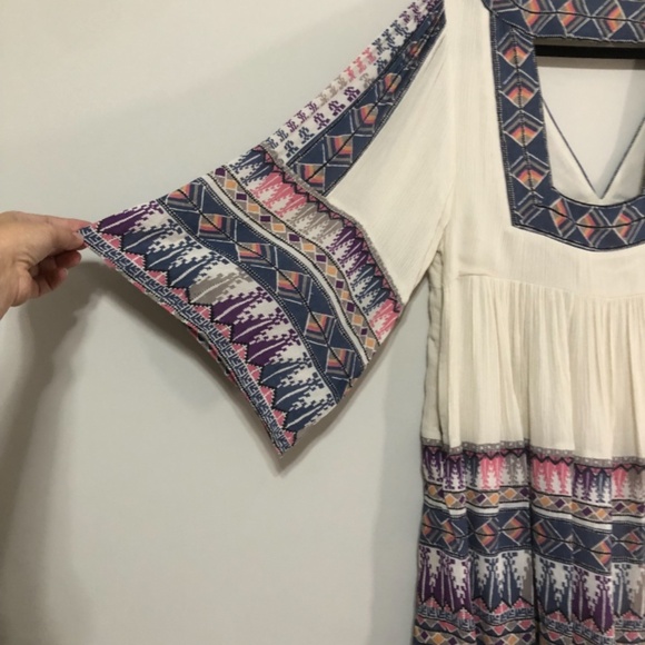 Free People Ivory Comb Dress  Size S (C) - Picture 2 of 4